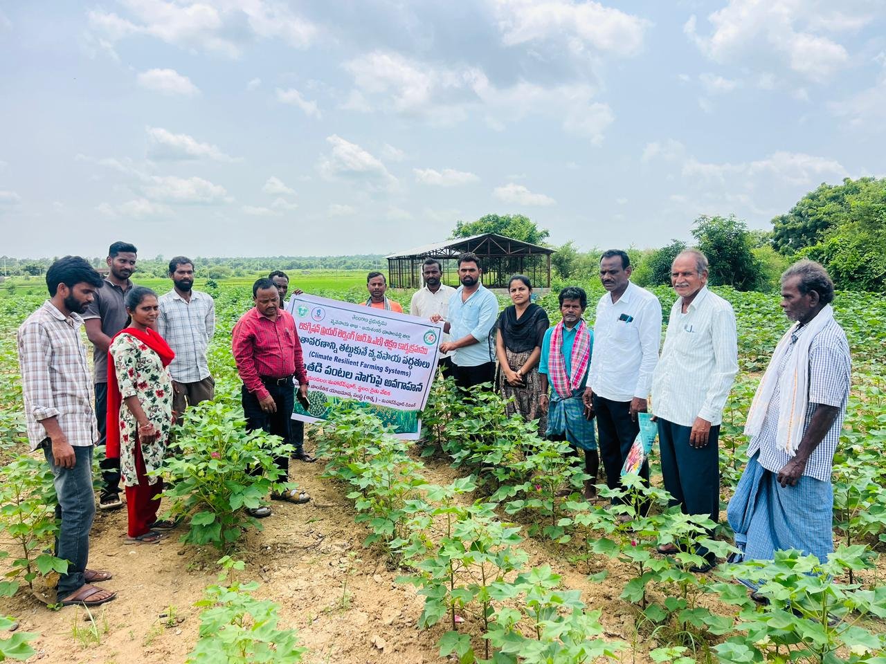 రైతులకు ఆధునిక సాగుపై శిక్షణ